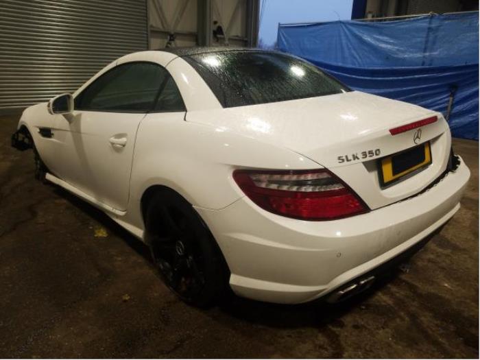 Mercedes SLK 3.5 350 V6 24V BlueEFFICIENCY Sloopvoertuig (2013, Wit)