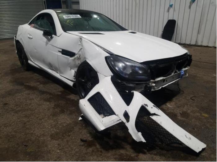 Mercedes SLK 3.5 350 V6 24V BlueEFFICIENCY Sloopvoertuig (2013, Wit)