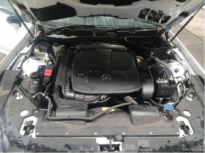 Mercedes SLK 3.5 350 V6 24V BlueEFFICIENCY Sloopvoertuig (2013, Wit)