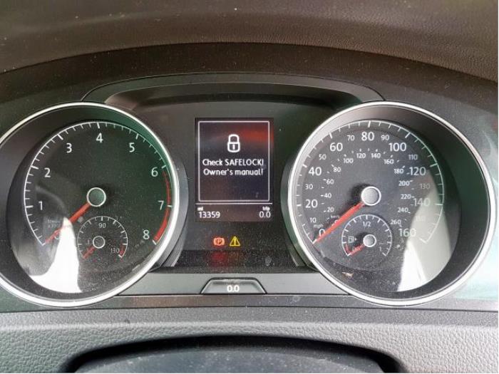 Volkswagen Golf VII 1.5 TSI Evo BlueMotion 16V Sloopvoertuig (2018, Metallic, Blauw)