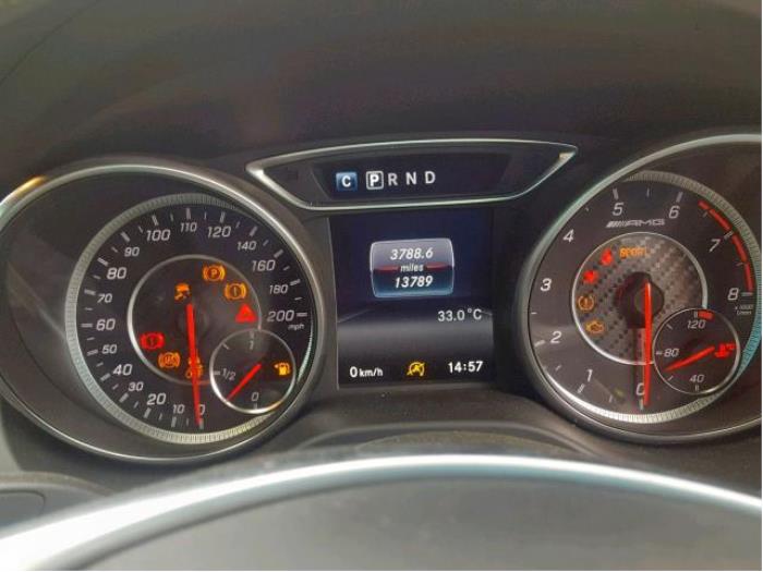 Mercedes CLA 2.0 AMG CLA-45 Turbo 16V Sloopvoertuig (2018, Metallic, Zwart)