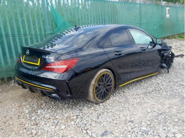 Mercedes CLA 2.0 AMG CLA-45 Turbo 16V Sloopvoertuig (2018, Metallic, Zwart)