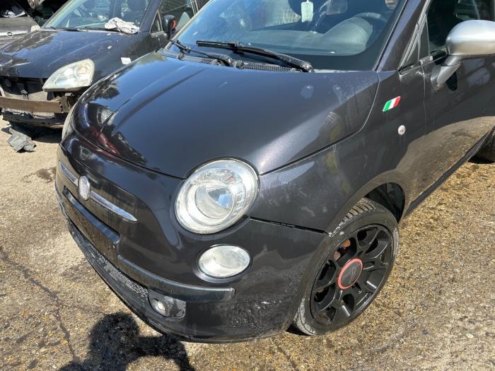 Fiat 500 1.2 Sloopvoertuig (2013, Zwart)