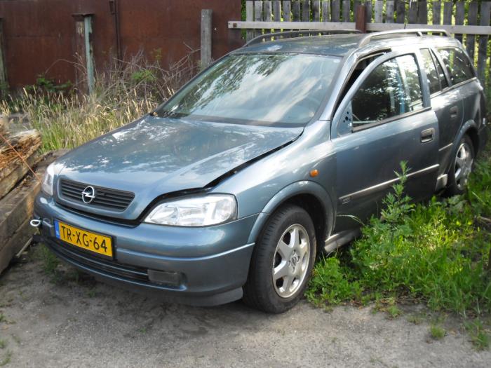 Opel Astra G Caravan 1.6 16V Sloopvoertuig (1998, Blauw)