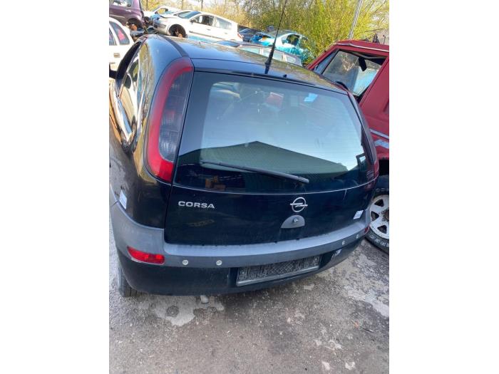 Opel Corsa C 1.0 12V Sloopvoertuig (2003, Zwart)