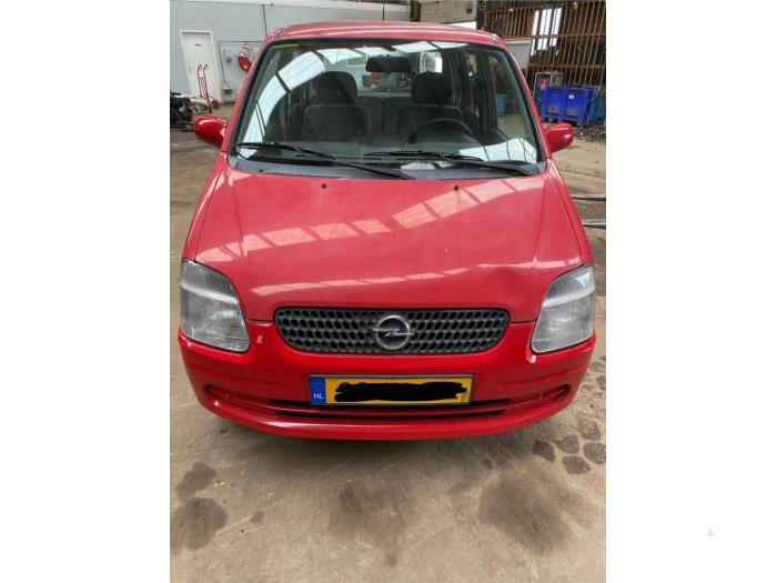 Opel Agila 1.2 16V Sloopvoertuig (2001, Rood)