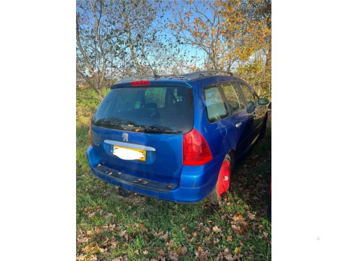 Peugeot 307 SW 1.6 HDi 16V Sloopvoertuig (2007, Blauw)