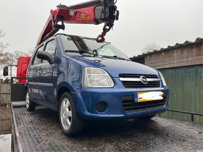 Opel Agila 1.2 16V Sloopvoertuig (2004, Blauw)