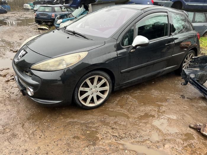 Peugeot 207/207+ 1.6 16V Sloopvoertuig (2006, Zwart)