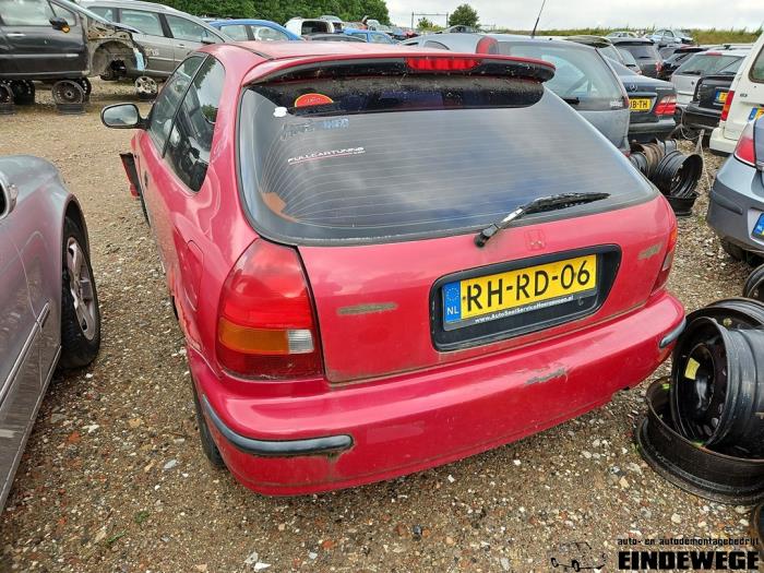 Honda Civic 1.4i 16V Sloopvoertuig (1997, Rood)