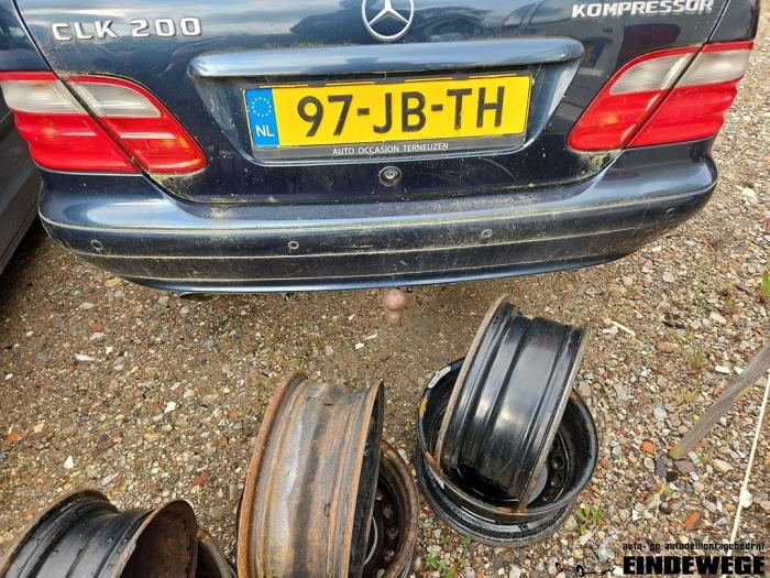 Mercedes CLK 2.0 200K Evo 16V Sloopvoertuig (2002, Zwart)