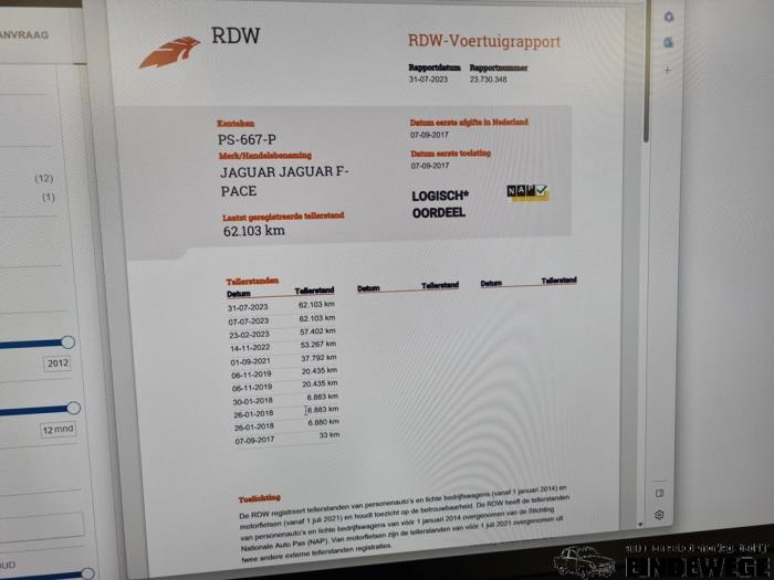 Jaguar F-Pace 2.0 Turbo 16V AWD Sloopvoertuig (2017, Groen)