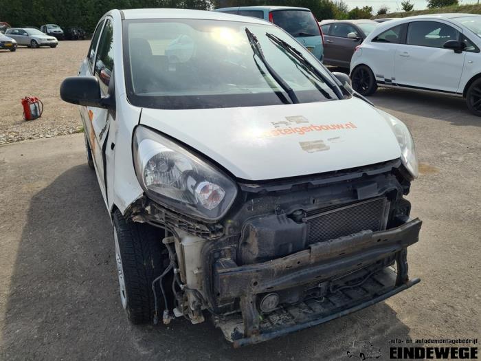 Kia Picanto 1.0 12V Sloopvoertuig (2015, Wit)