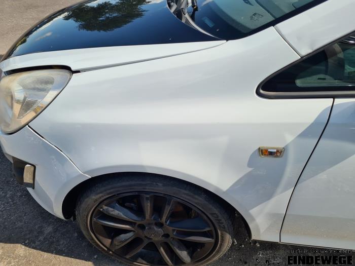 Opel Corsa D 1.4 Euro 5 Sloopvoertuig (2010, Wit)