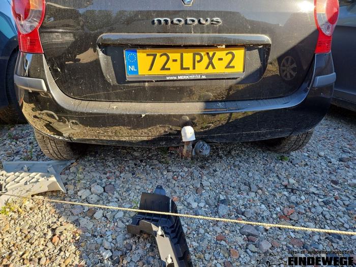 Renault Modus/Grand Modus 1.2 16V Sloopvoertuig (2005, Zwart)