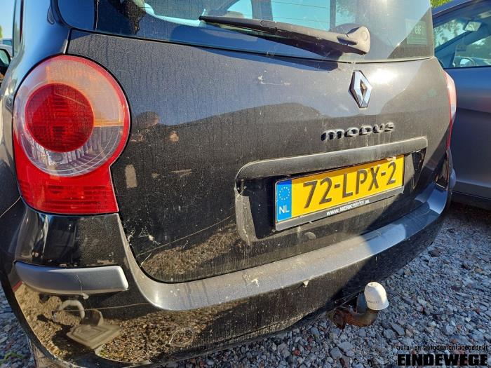 Renault Modus/Grand Modus 1.2 16V Sloopvoertuig (2005, Zwart)