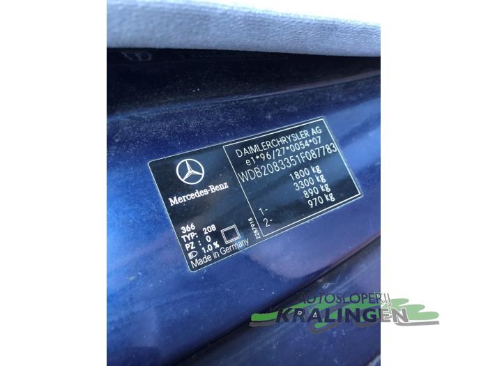 Mercedes CLK 2.0 200 16V Sloopvoertuig (1999, Blauw)