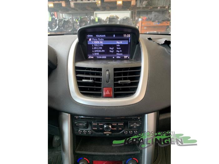 Peugeot 207/207+ 1.6 16V VTRi Sloopvoertuig (2009, Zwart)