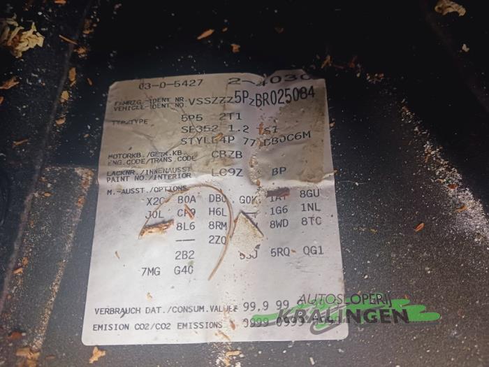 Seat Altea XL 1.2 TSI Sloopvoertuig (2011, Zwart)