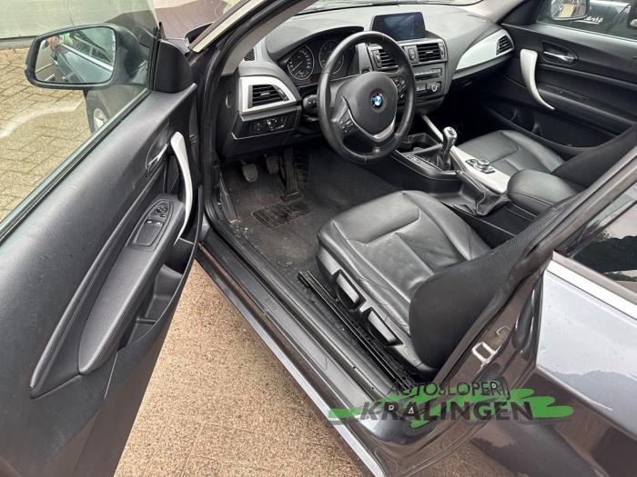 BMW 1 serie 116d 1.6 16V Efficient Dynamics Schadevoertuig (2013, Grijs)