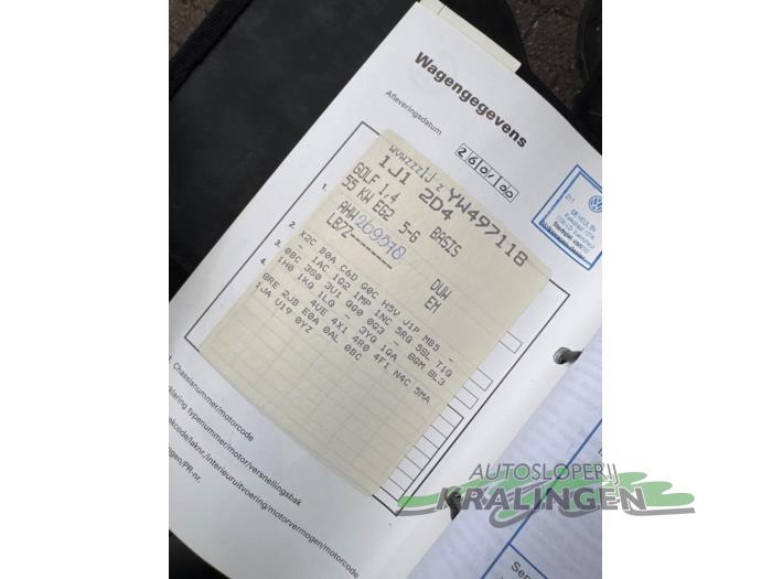Volkswagen Golf IV 1.4 16V Sloopvoertuig (2000, Grijs)