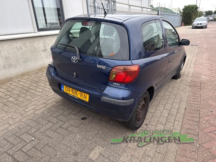 Toyota Yaris 1.3 16V VVT-i Schadevoertuig (2003, Blauw)