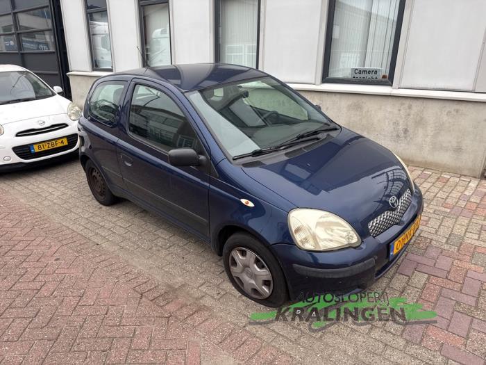 Toyota Yaris 1.3 16V VVT-i Schadevoertuig (2003, Blauw)