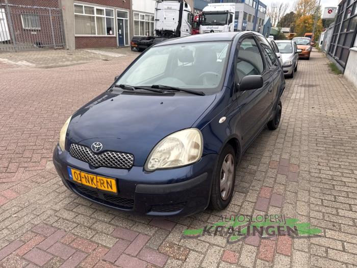 Toyota Yaris 1.3 16V VVT-i Schadevoertuig (2003, Blauw)