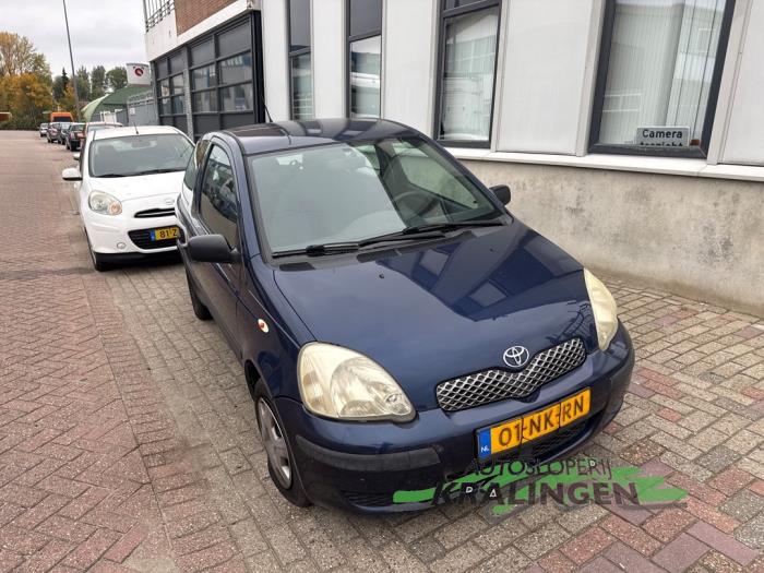 Toyota Yaris 1.3 16V VVT-i Schadevoertuig (2003, Blauw)