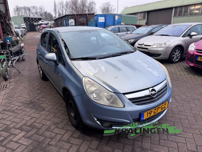 Opel Corsa D 1.4 16V Twinport Schadevoertuig (2008, Blauw)