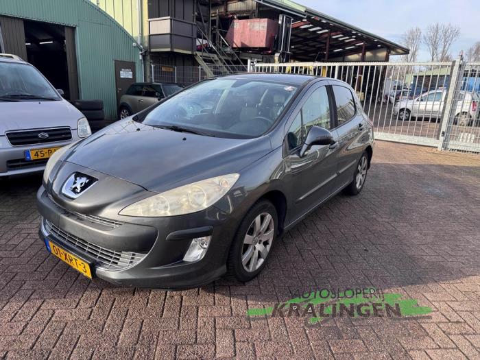 Peugeot 308 1.6 VTI 16V Schadevoertuig (2008, Grijs)