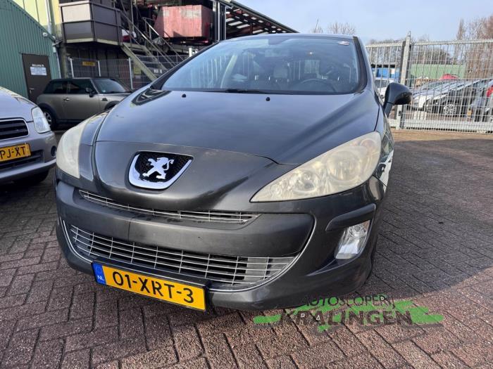 Peugeot 308 1.6 VTI 16V Schadevoertuig (2008, Grijs)