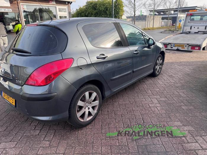 Peugeot 308 1.6 VTI 16V Schadevoertuig (2008, Grijs)