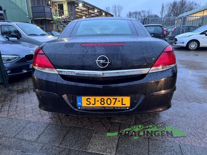 Opel Astra H Twin Top 1.6 16V Schadevoertuig (2007, Zwart)