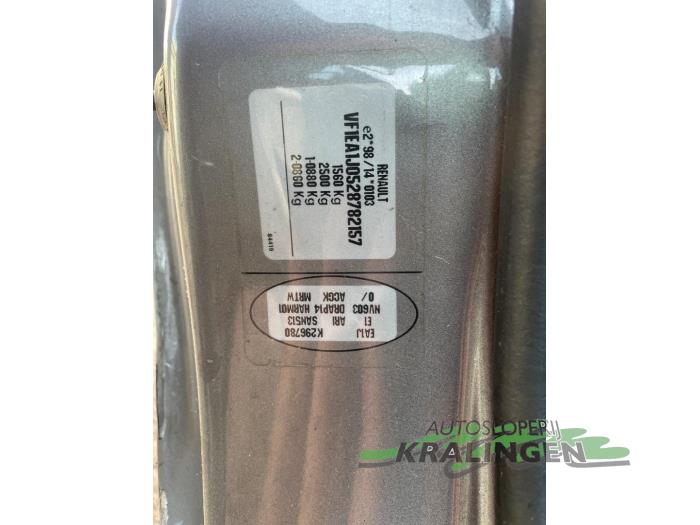 Renault Megane 1.6 16V Sport Schadevoertuig (2003, Grijs)