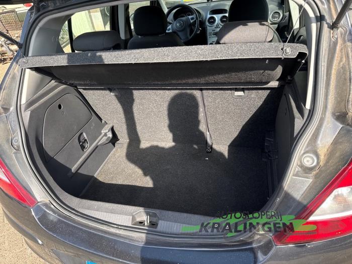 Opel Corsa D 1.2 16V Schadevoertuig (2011, Zwart)