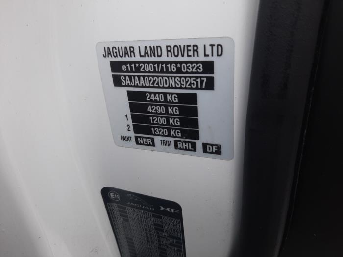 Jaguar XF Sportbrake 3.0 D S V6 24V Sloopvoertuig (2013, Wit)