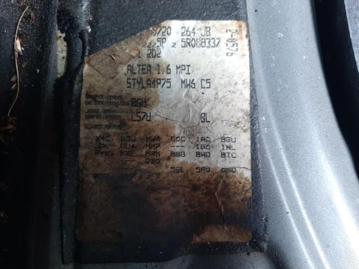 Seat Altea 1.6 Sloopvoertuig (2005, Grijs)