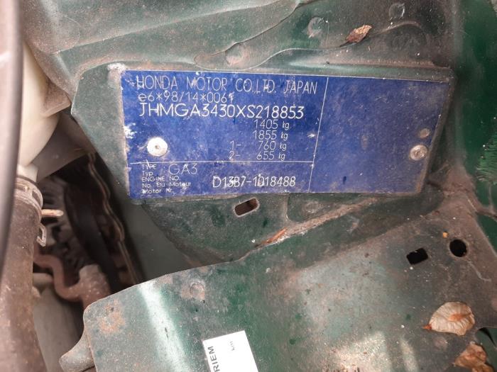 Honda Logo 1.3 Sloopvoertuig (2000, Groen)