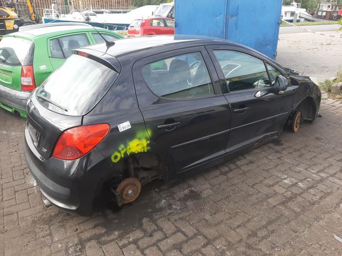 Peugeot 207/207+ 1.6 16V VTi Sloopvoertuig (2007, Zwart)