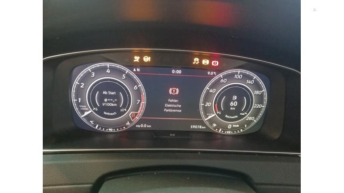 Volkswagen Golf VII 2.0 GTI 16V Performance Package Sloopvoertuig (2019, Zwart)