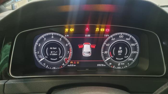 Volkswagen Golf VII 2.0 GTI 16V Performance Package Sloopvoertuig (2019, Zwart)