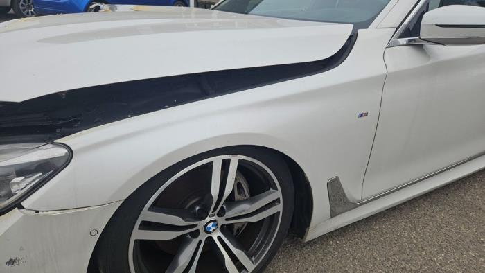 BMW 7 serie 740i,Li 24V Sloopvoertuig (2015, Metallic, Wit)