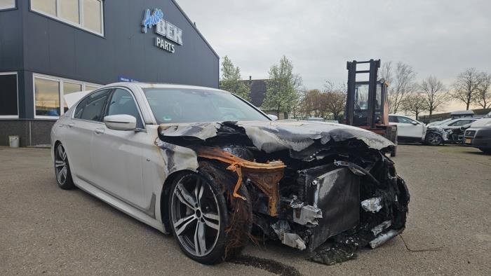 BMW 7 serie 740i,Li 24V Sloopvoertuig (2015, Metallic, Wit)