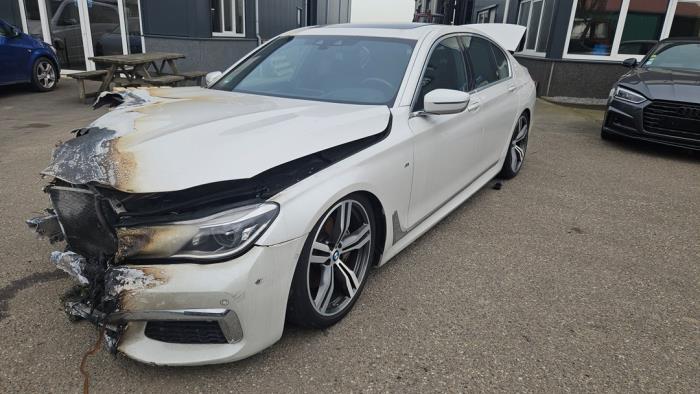BMW 7 serie 740i,Li 24V Sloopvoertuig (2015, Metallic, Wit)