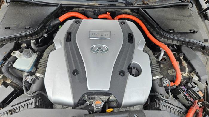 Infiniti Q50 3.5 V6 24V 50 Hybrid AWD Sloopvoertuig (2014, Zwart)