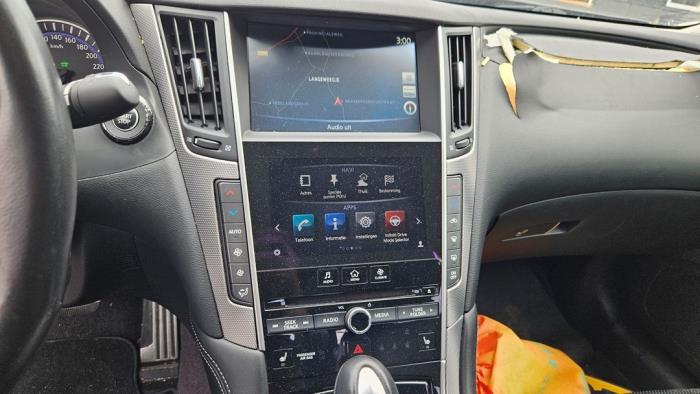 Infiniti Q50 3.5 V6 24V 50 Hybrid AWD Sloopvoertuig (2014, Zwart)