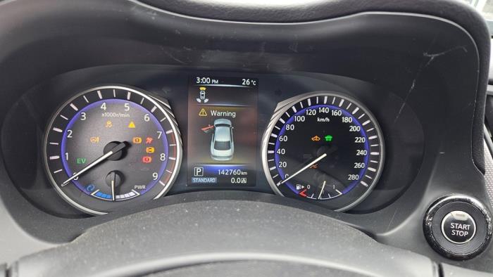 Infiniti Q50 3.5 V6 24V 50 Hybrid AWD Sloopvoertuig (2014, Zwart)