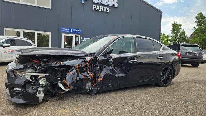Infiniti Q50 3.5 V6 24V 50 Hybrid AWD Sloopvoertuig (2014, Zwart)