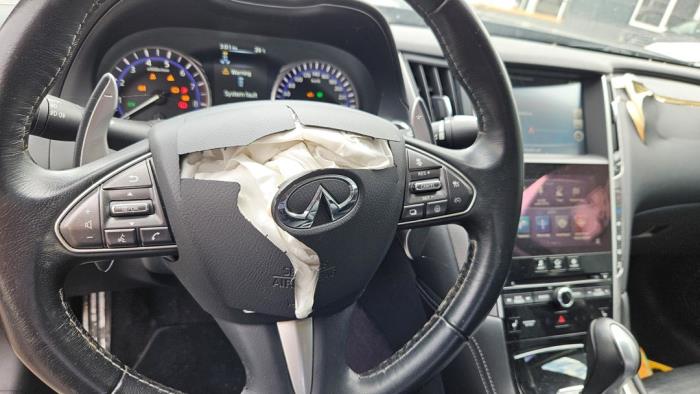 Infiniti Q50 3.5 V6 24V 50 Hybrid AWD Sloopvoertuig (2014, Zwart)